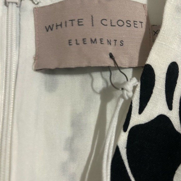 White Closet Black and White Floral Dress - Picture 3 of 6